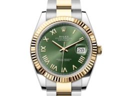 Rolex Datejust 126333 NEW GREEN ROMAN OYS -