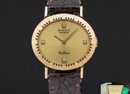 Rolex Cellini 4081 (1981) - Champagne wijzerplaat 25mm Geelgoud