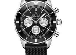 Breitling Superocean Heritage II Chronograph AB0162121B1S1 (2026) - Zwart wijzerplaat 44mm Staal
