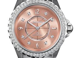 Chanel J12 H2564 (2023) - Pink dial 38 mm Ceramic case