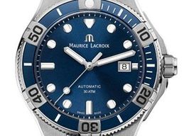 Maurice Lacroix Aikon AI6058-SS002-430-1 (2023) - Blauw wijzerplaat 43mm Staal