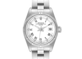 Rolex Oyster Perpetual Lady Date 69190 (Unknown (random serial)) - White dial 26 mm Steel case