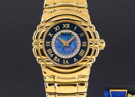 Piaget Tanagra 16031M401D (1996) - Blue dial 25 mm Yellow Gold case