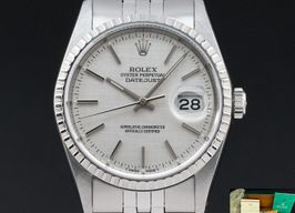 Rolex Datejust 36 16220 (1991) - Zilver wijzerplaat 36mm Staal