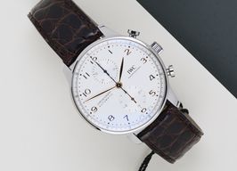 IWC Portuguese Chronograph IW371604 (2020) - Silver dial 41 mm Steel case