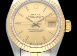 Rolex Lady-Datejust 69173 (1988) - Champagne dial 26 mm Gold/Steel case