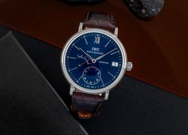 IWC Portofino Hand-Wound IW510106 (2015) - Blue dial 45 mm Steel case
