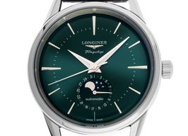 Longines Flagship Heritage L4.815.4.02.2 (2025) - Green dial 39 mm Steel case