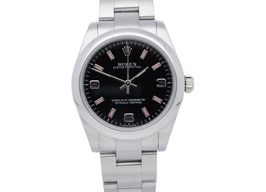 Rolex Oyster Perpetual 31 177200 (Unknown (random serial)) - Black dial 31 mm Steel case