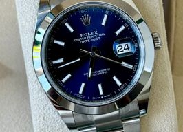 Rolex Datejust 41 126300 (2024) - Blauw wijzerplaat 41mm Staal