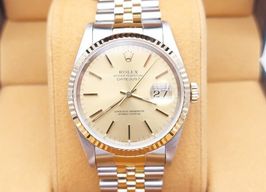 Rolex Datejust 16233 (1991) - Champagne dial 36 mm Gold/Steel case