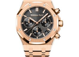 Audemars Piguet Royal Oak Chronograph 26240OR.OO.1320OR.02 (2025) - Black dial 41 mm Rose Gold case