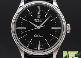 Rolex Cellini Time 50509 (2018) - Zwart wijzerplaat 39mm Witgoud