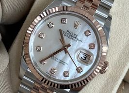 Rolex Datejust 36 126231 (2025) - Pearl dial 36 mm Gold/Steel case