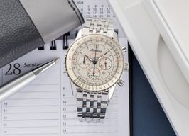 Breitling Montbrillant A41330 (2005) - Zilver wijzerplaat 38mm Staal