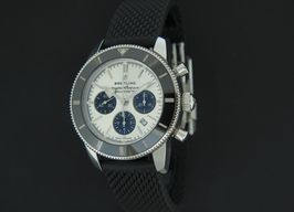 Breitling Superocean Heritage II Chronograph AB0162121B1S1 (2022) - Silver dial 44 mm Steel case