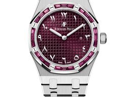 Audemars Piguet Royal Oak 67656BC.GR.1261BC.01 (2025) - Paars wijzerplaat 33mm Witgoud