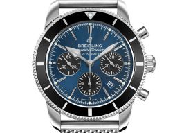 Breitling Superocean Heritage II Chronograph AB0162121C1A1 (2023) - Blue dial 44 mm Steel case