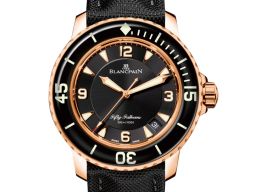 Blancpain Fifty Fathoms 5015-3630-52B (2026) - Black dial 45 mm Rose Gold case