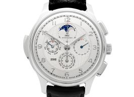IWC Portuguese Grande Complication IW377401 (Onbekend (willekeurig serienummer)) - Zilver wijzerplaat 45mm Platina