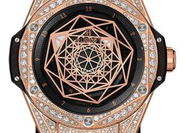 Hublot Big Bang Sang Bleu 465.OS.1118.VR.1704.MXM18 (2025) - Black dial 39 mm Rose Gold case