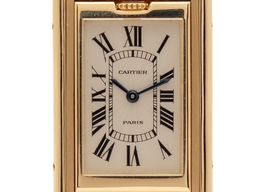 Cartier Tank 2391 (Unknown (random serial)) - White dial 25 mm Yellow Gold case
