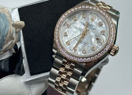 Rolex Lady-Datejust 279381RBR (2024) - Parelmoer wijzerplaat 28mm Goud/Staal