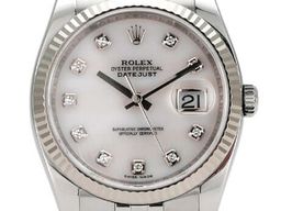 Rolex Datejust 36 116234-MOP-Jub (2012) - Parelmoer wijzerplaat 36mm Staal