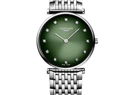 Longines La Grande Classique L4.512.4.92.6 (2024) - Groen wijzerplaat 29mm Staal