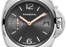 Panerai Luminor Due PAM01552 (2026) - Grijs wijzerplaat 38mm Staal