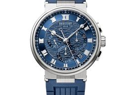 Breguet Marine 5527BB/Y2/5WV (2024) - Blauw wijzerplaat Onbekend Witgoud