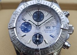 Breitling Superocean Chronograph II A13340 (2004) - White dial 42 mm Steel case