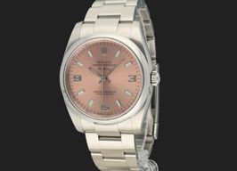 Rolex Oyster Perpetual 34 114200 (2014) - Roze wijzerplaat 34mm Staal