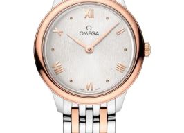 Omega De Ville 434.20.28.60.02.001 (2026) - Zilver wijzerplaat 28mm Goud/Staal