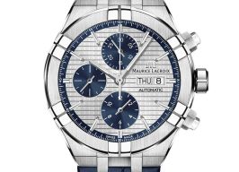 Maurice Lacroix Aikon AI6038-SS001-131-1 (2023) - Zilver wijzerplaat 44mm Staal