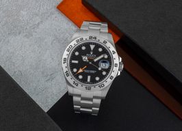 Rolex Explorer II 216570 (Onbekend (willekeurig serienummer)) - Zwart wijzerplaat 42mm Staal