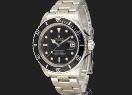 Rolex Submariner Date 16800 (1987) - Zwart wijzerplaat 40mm Staal