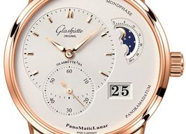 Glashütte Original PanoMaticLunar 1-90-02-45-35-62 (2026) - Silver dial 40 mm Red Gold case