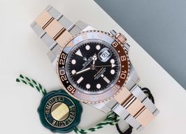 Rolex GMT-Master II 126711CHNR (2024) - Zwart wijzerplaat 40mm Goud/Staal