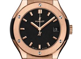Hublot Classic Fusion 542.OX.1181.RX (2023) - Black dial 42 mm Rose Gold case