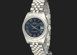 Rolex Lady-Datejust 179174 (2011) - Blue dial 26 mm Steel case