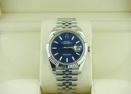 Rolex Datejust 41 126334 (2022) - Blauw wijzerplaat 41mm Staal