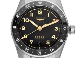 Longines Spirit L3.802.1.53.6 (2025) - Black dial 39 mm Titanium case