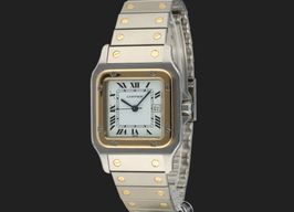 Cartier Santos 2961 (Unknown (random serial)) - White dial 41 mm Gold/Steel case