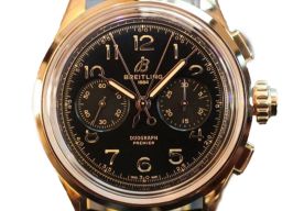 Breitling Duograph RB1510251B1P1 (2023) - Black dial 42 mm Red Gold case