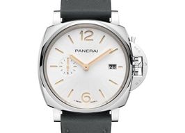 Panerai Luminor Due PAM01428 (2025) - Wit wijzerplaat 42mm Staal
