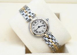 Cartier Panthère 166920 (1991) - Wit wijzerplaat 24mm Goud/Staal