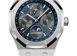 Audemars Piguet Royal Oak Perpetual Calendar 26574TI.OO.1220TI.01 (2025) - Blue dial 41 mm Titanium case