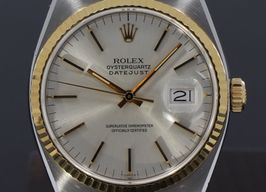 Rolex Datejust Oysterquartz 17013 (1987) - Champagne dial 42 mm Gold/Steel case