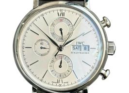 IWC Portofino Chronograph IW391027 (2024) - Zilver wijzerplaat 42mm Staal